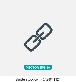 Link Icon Design, Vector EPS10
