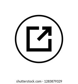 Link icon. External link symbol vector icon. Download, Share, and Load More Icons