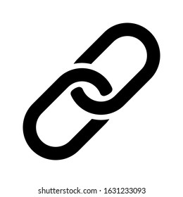 link icon flat design on a white background