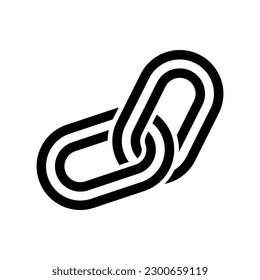 link icon for graphic and web design, chain icon