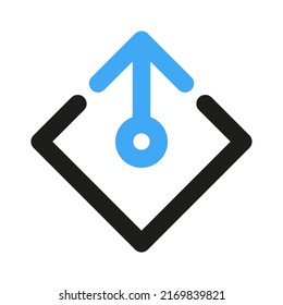 Link icon. Hyperlink chain symbol. External link symbol vector icon.