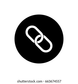 Link icon illustration isolated vector sign symbol