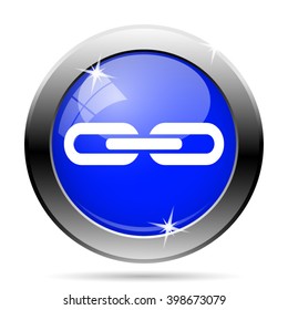 Link icon. Internet button on white background. EPS10 vector
