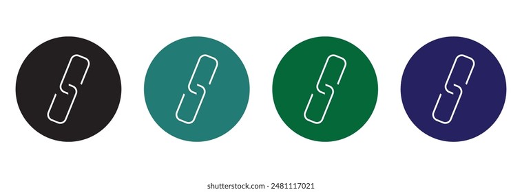 Link icon. Internet URL icon. Web link icon design eps 10