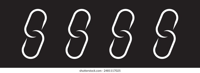 Link icon. Internet URL icon. Web link icon design eps 10