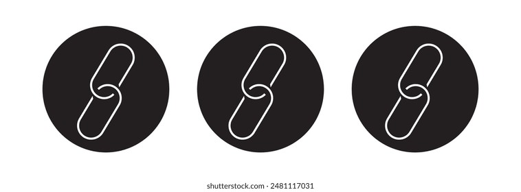 Link icon. Internet URL icon. Web link icon design eps 10