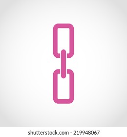 Link Icon Isolated on White Background
