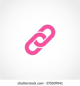 Link Icon Isolated on White Background