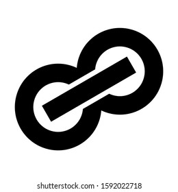 link icon isolated sign symbol vector illustration - high quality black style vector icons
