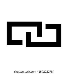 link icon isolated sign symbol vector illustration - high quality black style vector icons
