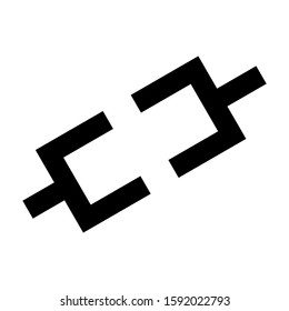 link icon isolated sign symbol vector illustration - high quality black style vector icons
