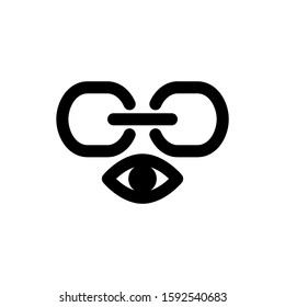 link icon isolated sign symbol vector illustration - high quality black style vector icons
