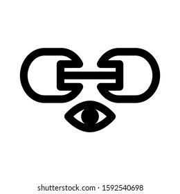 link icon isolated sign symbol vector illustration - high quality black style vector icons
