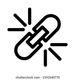 link icon isolated sign symbol vector illustration - high quality black style vector icons
