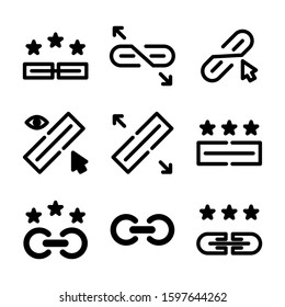 link icon isolated sign symbol vector illustration - Collection of high quality black style vector icons
