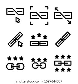link icon isolated sign symbol vector illustration - Collection of high quality black style vector icons
