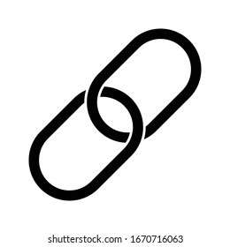 link icon isolated vector illustration
