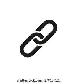 The link icon. Linked symbol. Flat Vector illustration