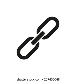 The link icon. Linked symbol. Flat Vector illustration