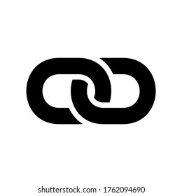 link icon or logo isolated sign symbol vector illustration - high quality black style vector icons
