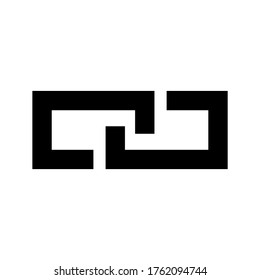 link icon or logo isolated sign symbol vector illustration - high quality black style vector icons
