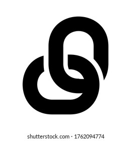 icono de vínculo o logotipo símbolo de signo aislado ilustración vectorial de alta calidad estilo negro iconos vectoriales
