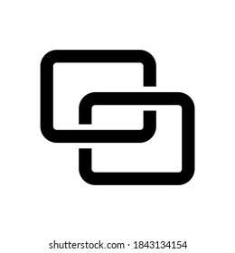 link icon or logo isolated sign symbol vector illustration - high quality black style vector icons
