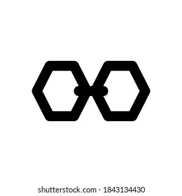 link icon or logo isolated sign symbol vector illustration - high quality black style vector icons
