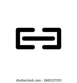 link icon or logo isolated sign symbol vector illustration - high quality black style vector icons
