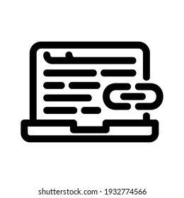 link icon or logo isolated sign symbol vector illustration - high quality black style vector icons
