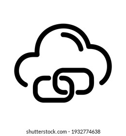 link icon or logo isolated sign symbol vector illustration - high quality black style vector icons
