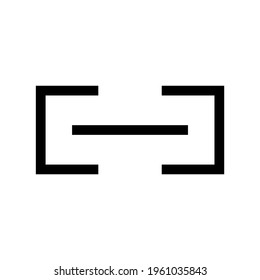link icon or logo isolated sign symbol vector illustration - high quality black style vector icons
