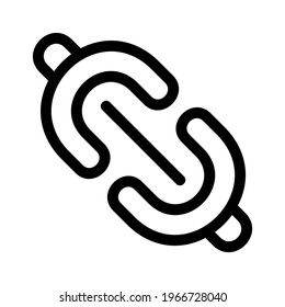 link icon or logo isolated sign symbol vector illustration - high quality black style vector icons
