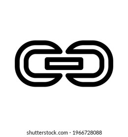 link icon or logo isolated sign symbol vector illustration - high quality black style vector icons

