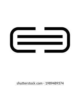 link icon or logo isolated sign symbol vector illustration - high quality black style vector icons
