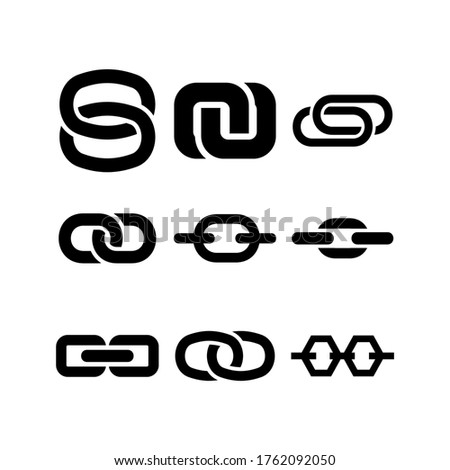 link icon or logo isolated sign symbol vector illustration - Collection of high quality black style vector icons
