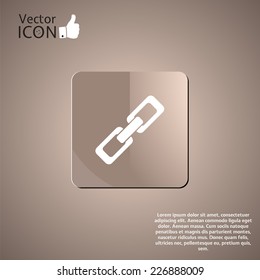 Link icon. Made in vector