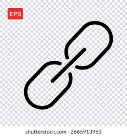 Icono de Enlace, icono de red, icono de salto, formato EPS icono de Vector archivo de ilustración