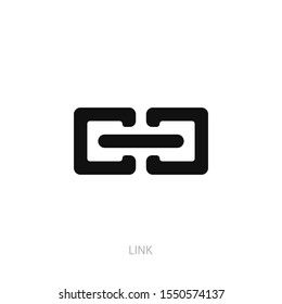 Link icon. New trendy link vector illustration symbol.