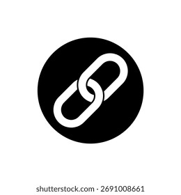 Icono de Enlace Contorno editable Línea de trazo EPS