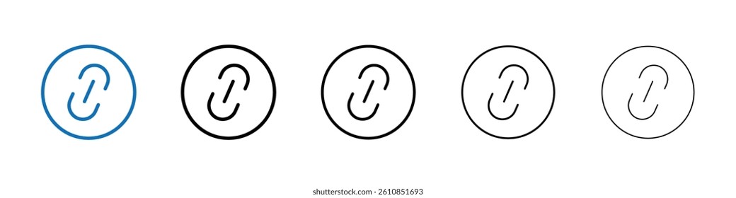 Link icon Outline vector logo for web ui