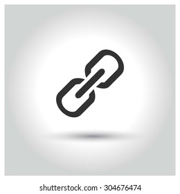 Link icon. pictogram concept web buttons. vector illustration. Flat design style