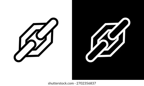 Enlace con diseño de conjunto de iconos