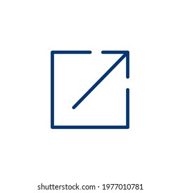 Link icon showing box with arrow