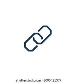Link icon.  Sign design.  flat vector graphics on a white background.