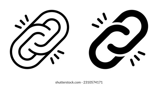 Link icon. sign for mobile concept and web design. vector illustration