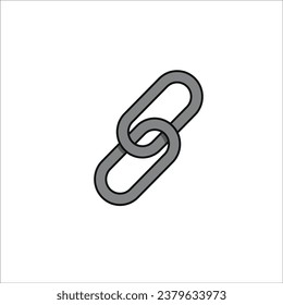 Link icon stock vector illustration