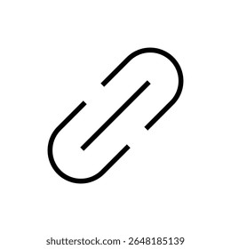 Link icon symbol for apps and websites. Hyperlink chain sign and symbol