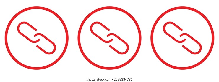 Link icon Symbol . Link icon. chain icon symbol with texture for luxury brochure invitation ad or web template paper. vector illustration eps 888.