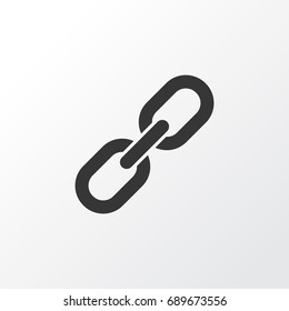 Link Icon Symbol. Premium Quality Isolated Chain Element In Trendy Style.
